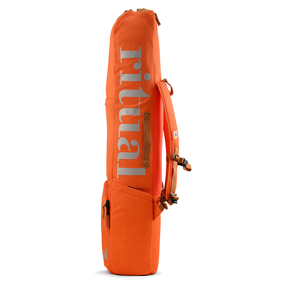 Ritual Hockey orange combo stick bag with straps, right-view